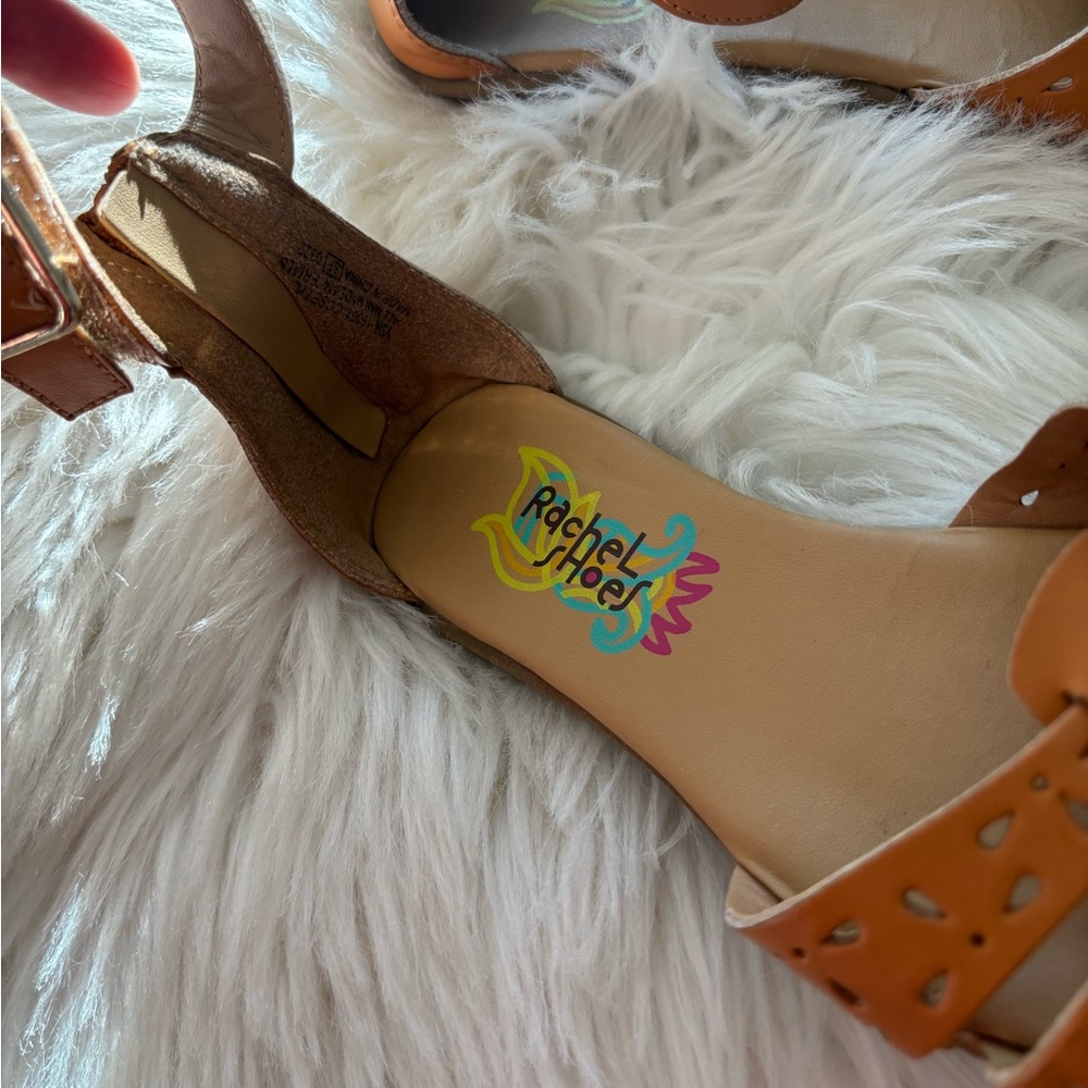 Rachel Shoes Tan Kids Sandals - Picture 5 of 9